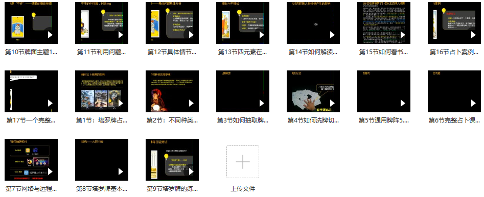 塔罗牌高级教学（实战演练）,课程,第2张