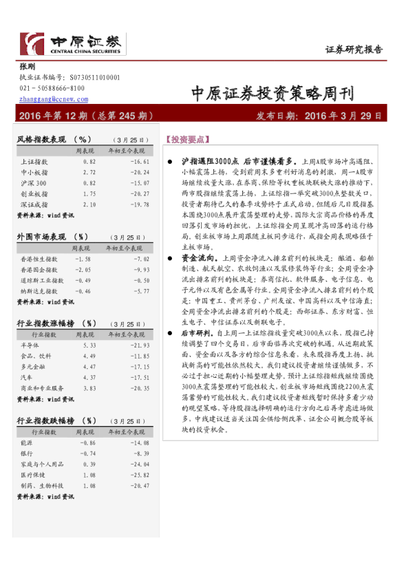 朱超 2016年股票讲座季课(1月-3月)
