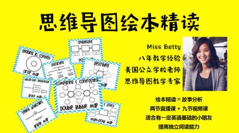 带你用思维导图精读绘本（2-5年级）,学习,直播,第1张