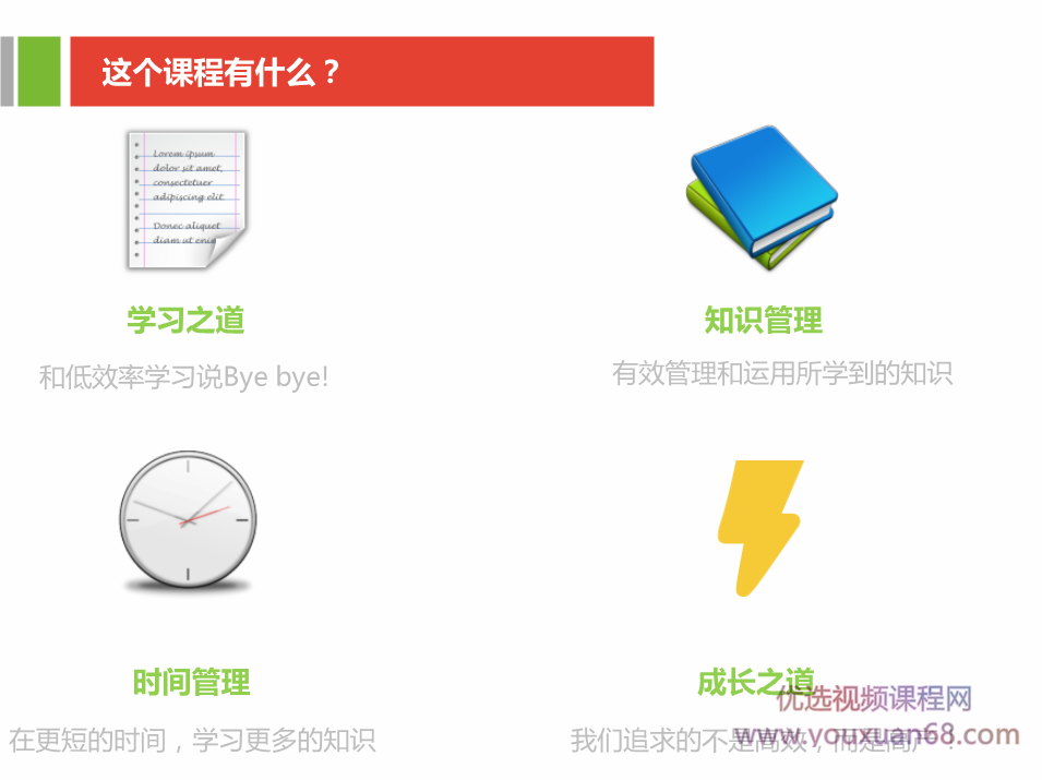 沙牛老师16堂高效学习系统课，200%提升学习效率！,课程,学习,管理,成长,时间管理,第4张