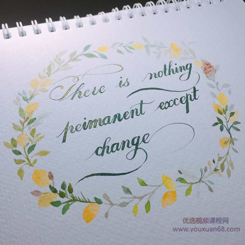 零基础学英文花体字，25节课带你写出一手漂亮的英文,课程,学习,专业,书法,第3张