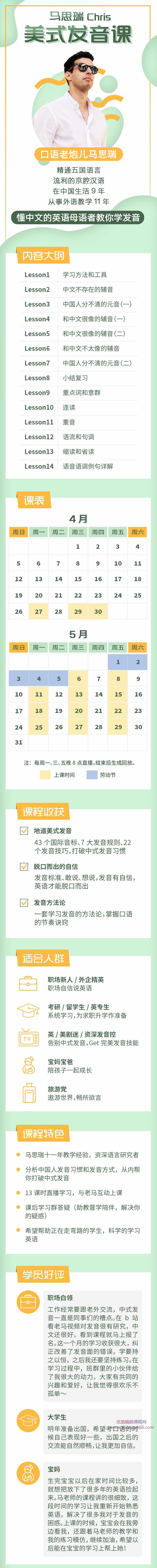 马思瑞-美式发音课,课程,学习,第2张 马思瑞-美式发音课,课程,学习,第2张
