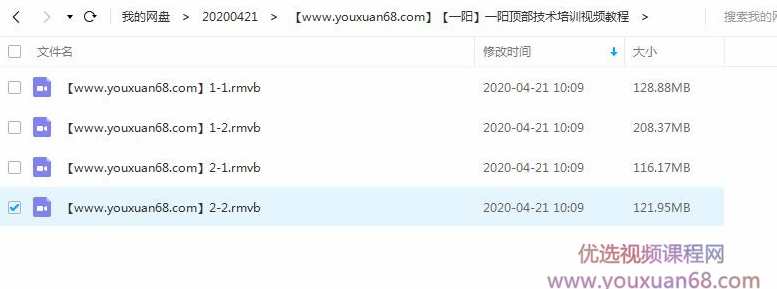 一阳顶部技术培训视频教程,第1张
