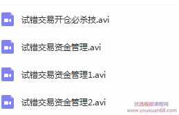 股指期货试错交易课程 4视频,课程,管理,第2张