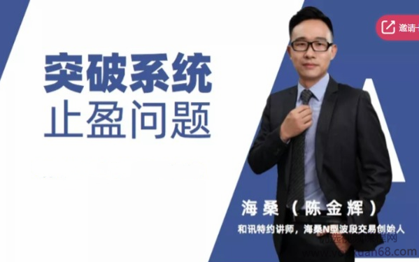 海桑（陈金辉）十年行情实证突破系统止盈止损系列课,课程,第1张