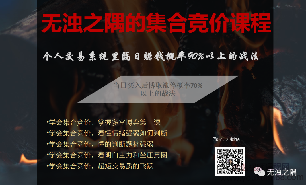 无浊之隅集合竞价战法,课程,第5张