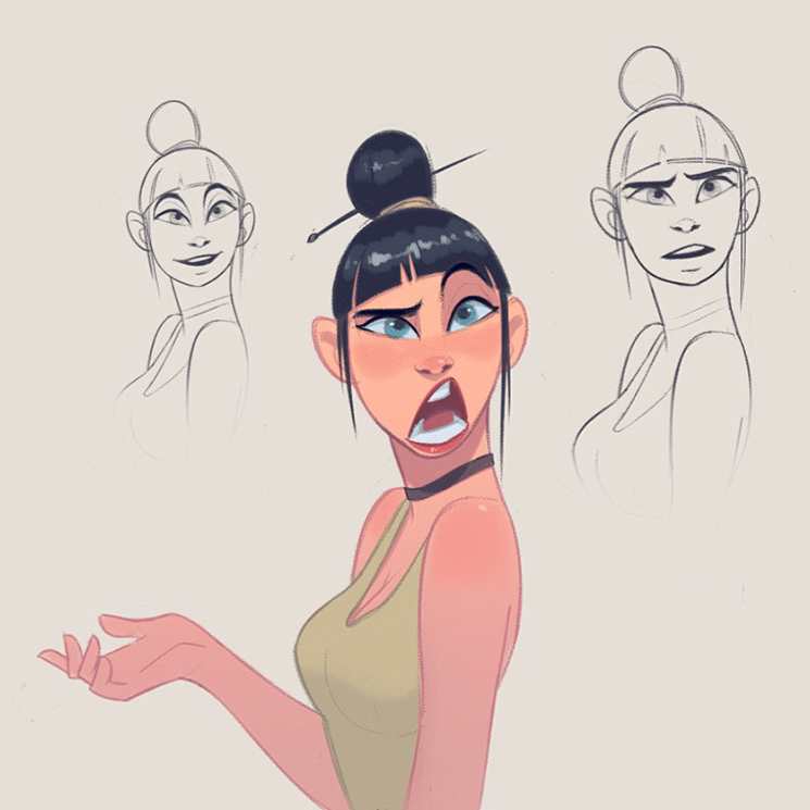 美式漫画手绘视频620M100分钟 人物绘画插画技巧实战技法绘制教程