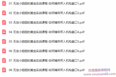 无浊之隅的黄金实战课程―一如何博弈买入机构盘口,课程,第5张