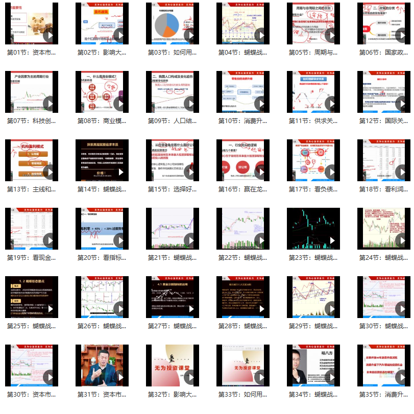 无为投资课堂《职业投资者训练营》36集视频,课程,管理,创新,第2张