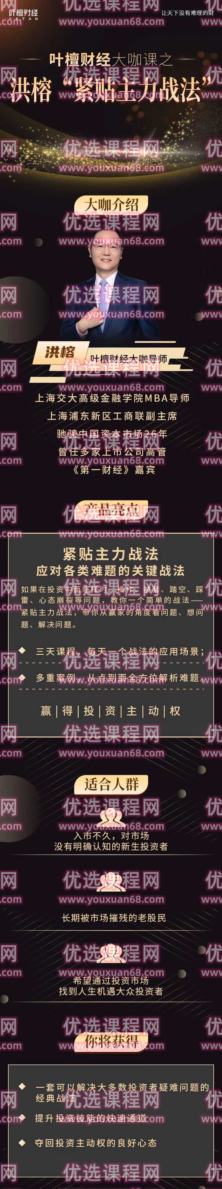 洪榕-紧贴主力战法,课程,第2张