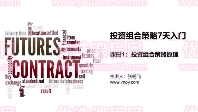 投资组合策略7天入门,课程,目标,模板,第1张