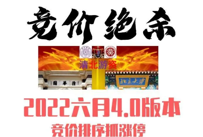 2022清北游资竞价绝杀4.0最新极速版指标,第1张