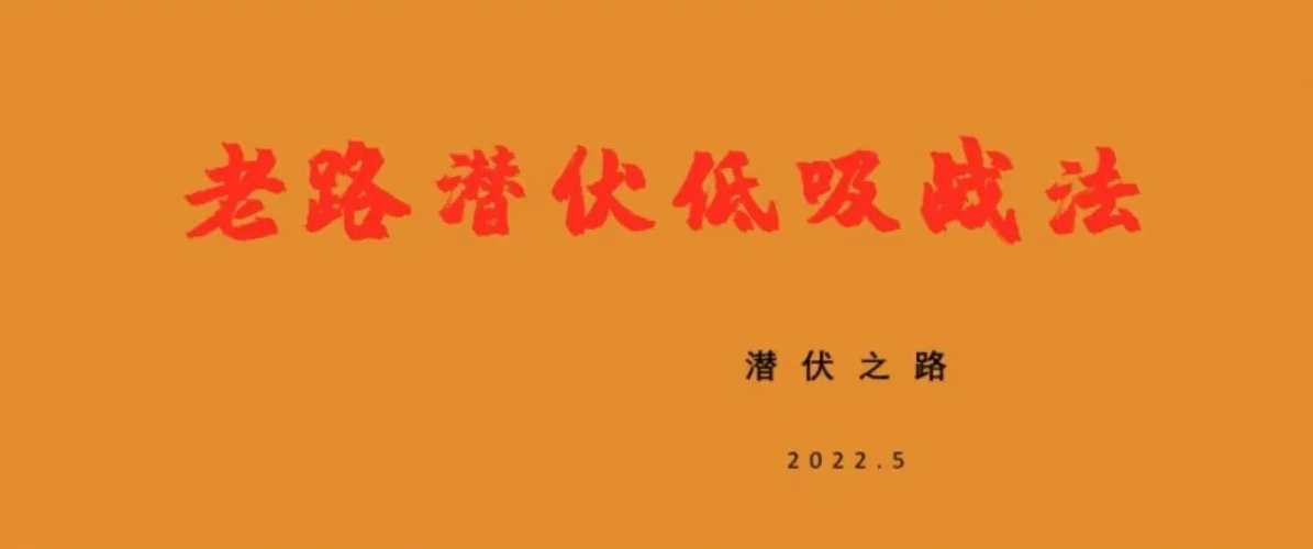 老路潜伏低吸战法,课程,第1张