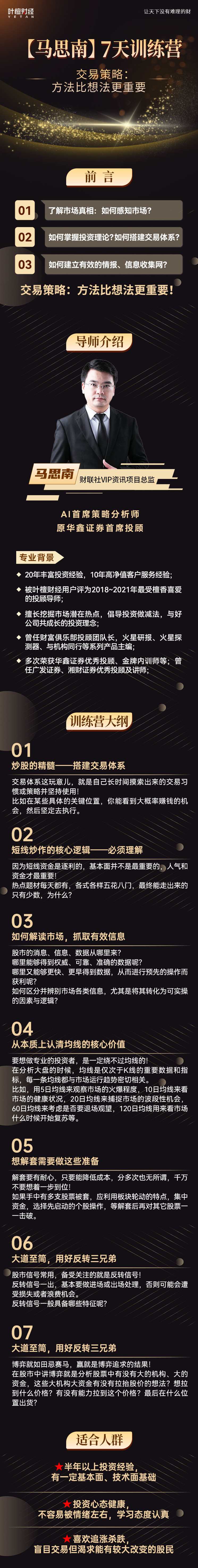 马思南－－7天训练营【交易策略：方法比想法更重要】,课程,理解,第2张