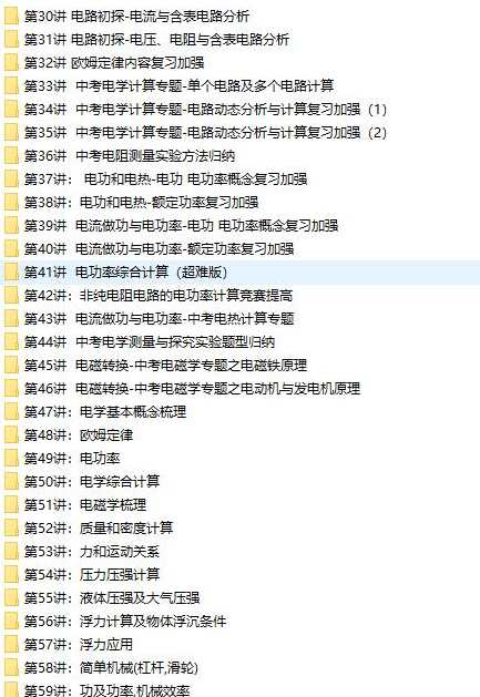 苏科版初三物理同步辅导教学视频全集-苏科版初三中考物理复习课程(杜春雨 74讲),课程,学习,初三,第2张