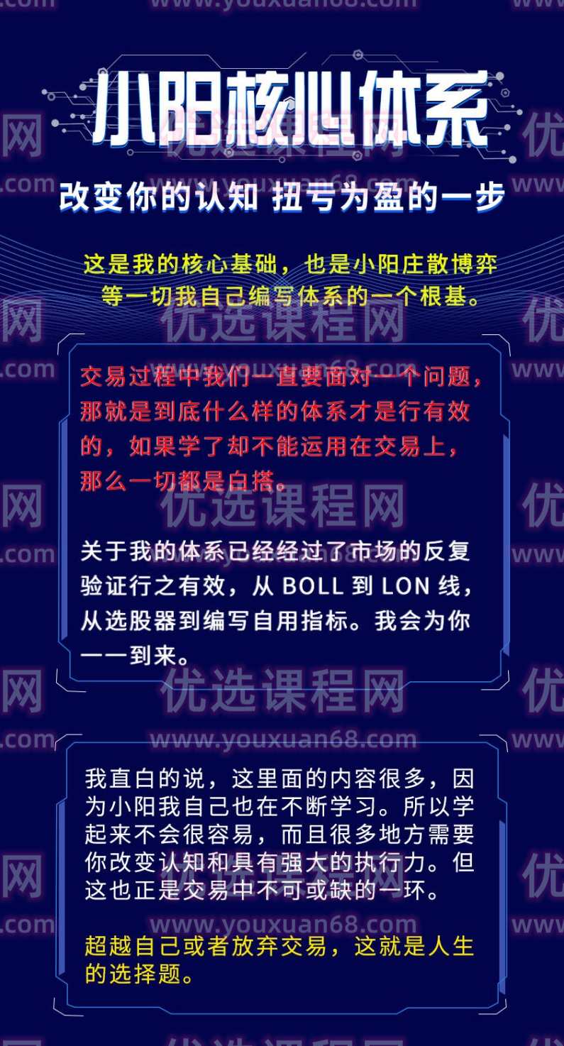 小阳核心交易体系,课程,第2张