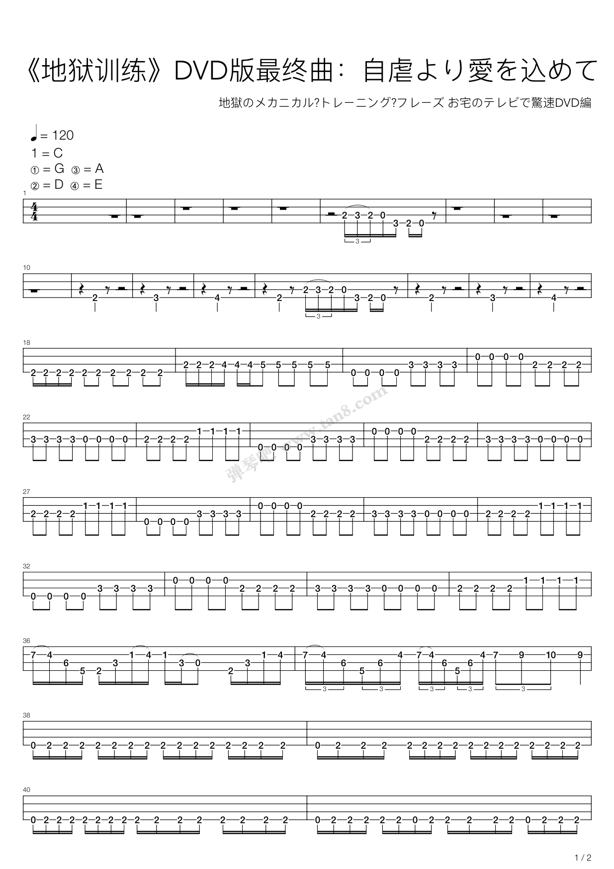 《小林信一的地狱速度吉他训练》1DVD,第1张