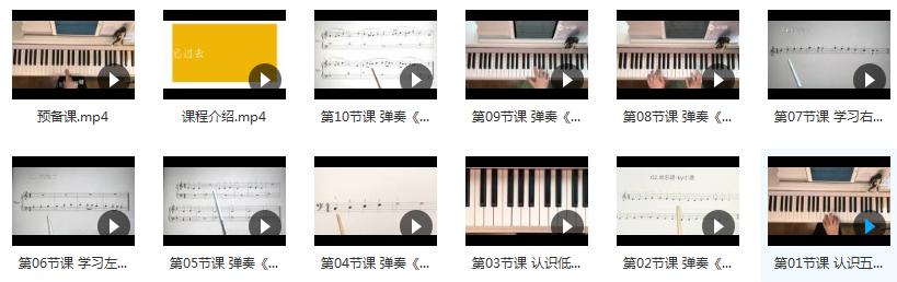 10节课小白轻松学习钢琴,课程,学习,第2张