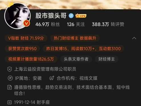 股市狼头哥炒股视频课程,课程,第1张