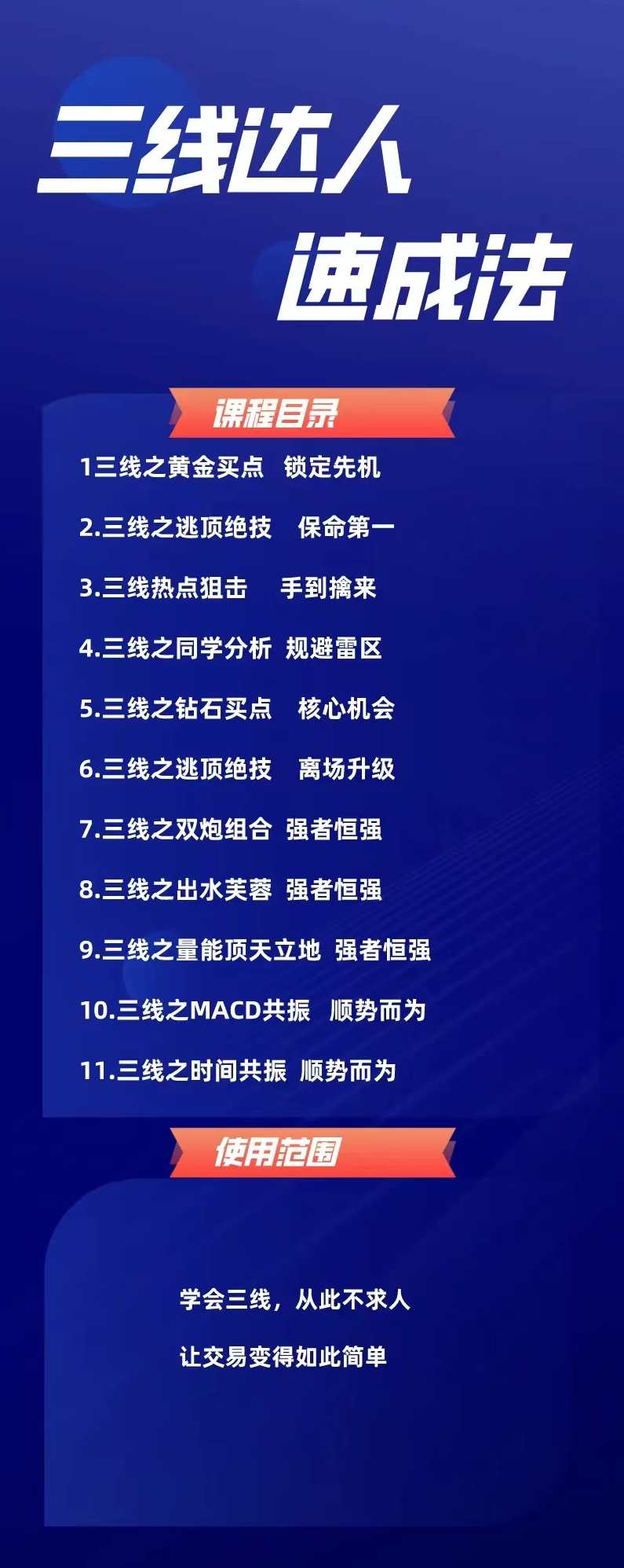 【股海摆渡人】三线系统课程全集 顶底+打板+波段,课程,第2张