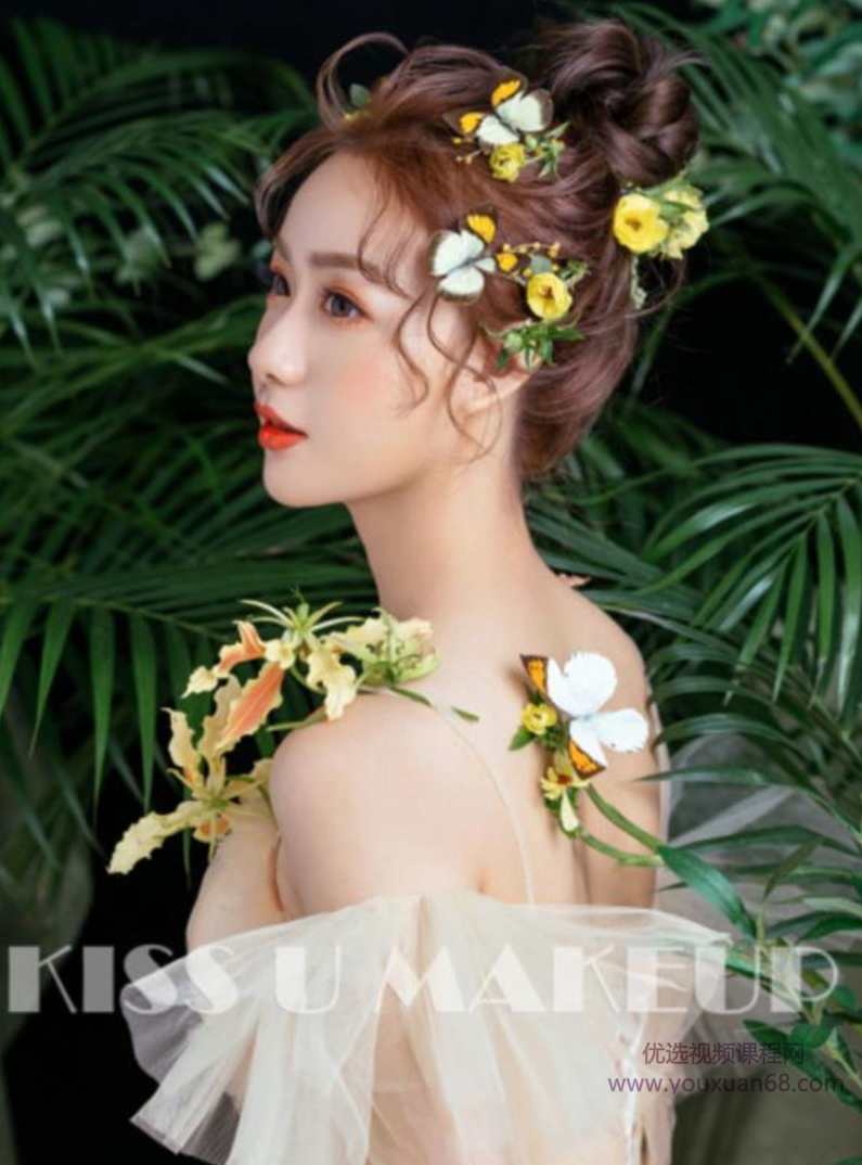 日系鲜花丸子造型,第1张