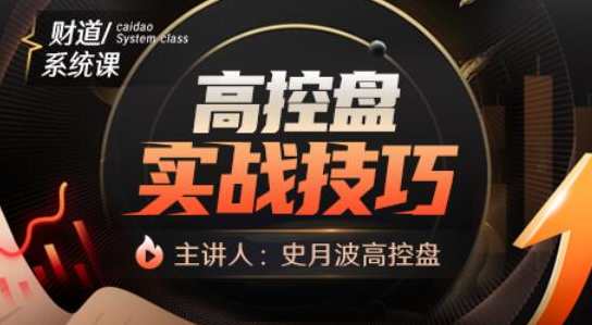 史月波 高控盘实战技巧,课程,第1张
