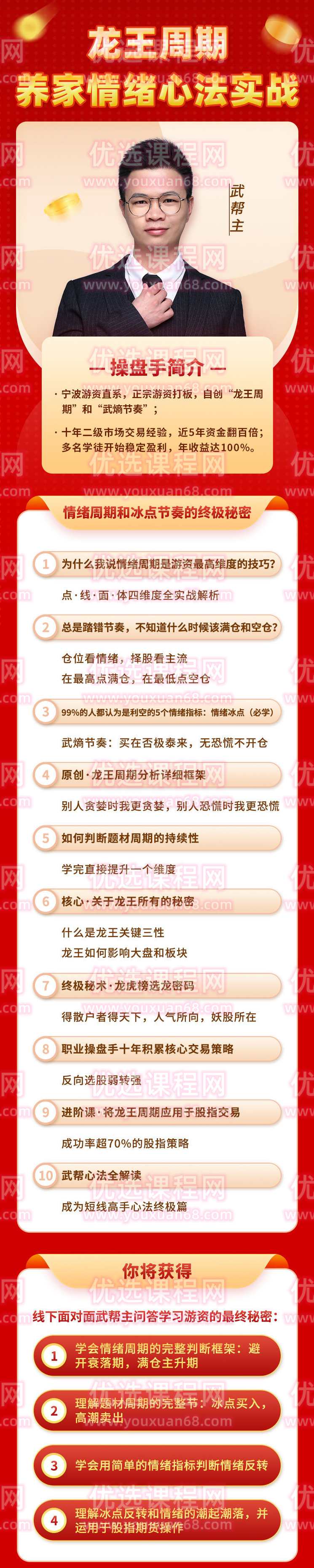 武帮主龙王周期·养家情绪心法实战,课程,学习,专业,高潮,第2张