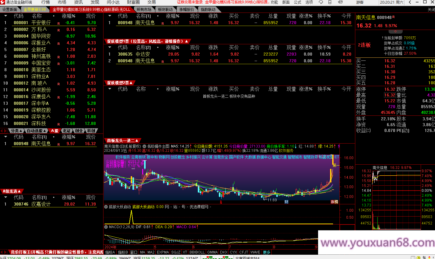 【金甲量化软件v9.99版系统】核心指标无DLL版，非常火的一款竞价指标系统价值非常高,学习,第8张