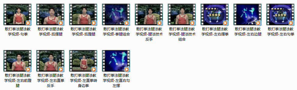 散打拳法腿法教学视频_散打训练组合实战,学习,管理,专业,第2张
