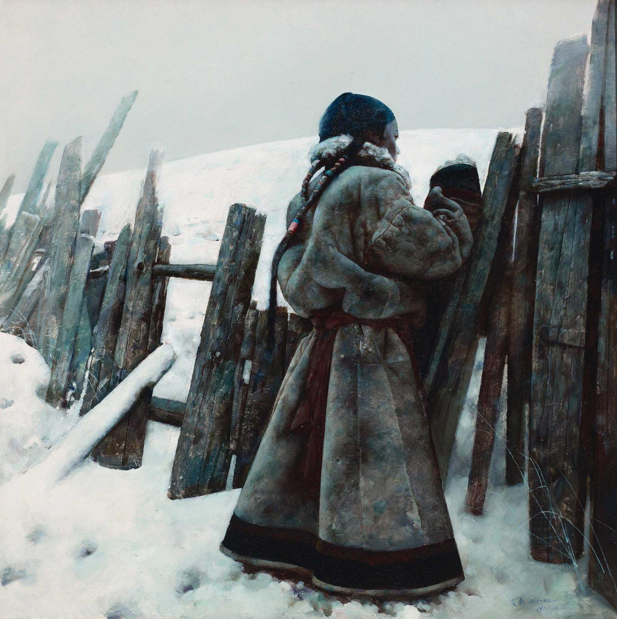 爱轩油画技法—西藏女孩视频教程,艺术,收藏,第1张