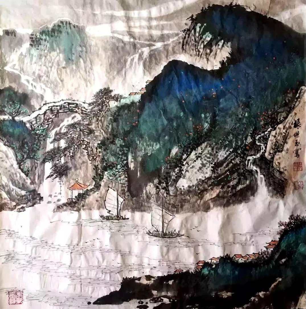 张玉安 山水画意：神与物游的时空意识,艺术,第1张