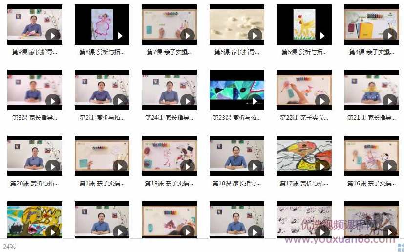 幼儿画画启蒙教育基础视频课程（24集）,课程,学习,教育,第2张