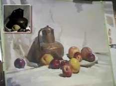 冉茂芹视频教学全集_静物素描_水彩静物示范_素描石膏_素描肖像_油画,学习,专业,艺术,第1张