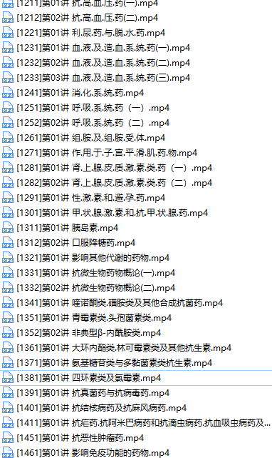2019主管药师证考试之专业知识培训讲课教学视频全集(含练习题和资料),学习,专业,第3张