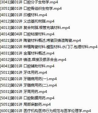 2019口腔主治医师证考试之基础知识培训讲座视频课程全集(含考试大纲及配套资料),课程,学习,第3张