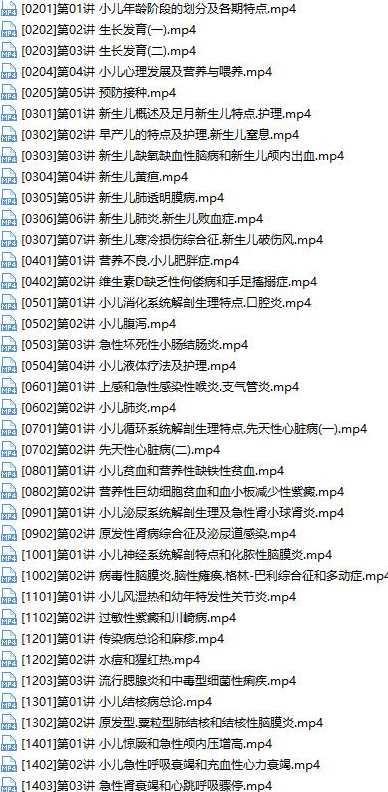 2019初级护师考试之儿科护理学知识培训教学视频全集(含练习考试题和讲义资料),学习,发展,小说,营养,第2张