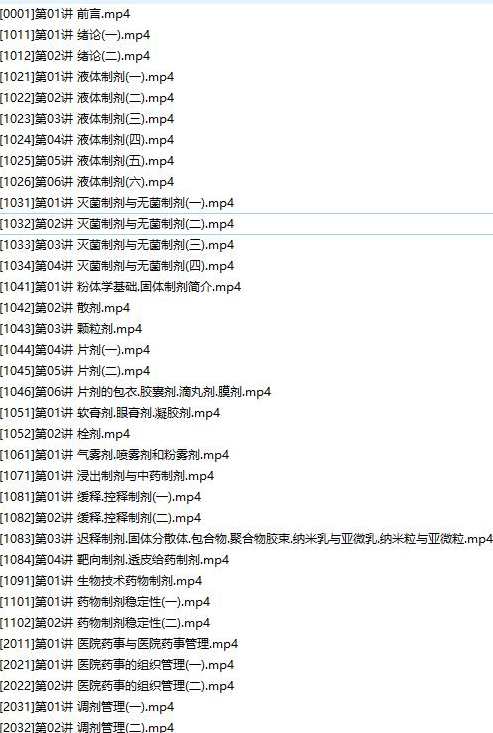 2019初级药师考试之相关专业知识培训讲解教学视频全集(含练习考试题和讲义资料),学习,管理,专业,第2张 2019初级药师考试之相关专业知识培训讲解教学视频全集(含练习考试题和讲义资料),学习,管理,专业,第2张