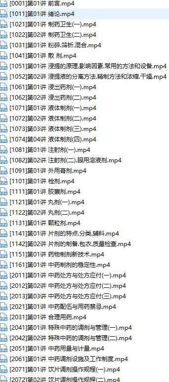 2019初级中药师考试之专业实践能力培训讲课讲座视频教材课程(含练习题和讲义资料),课程,学习,专业,第2张 2019初级中药师考试之专业实践能力培训讲课讲座视频教材课程(含练习题和讲义资料),课程,学习,专业,第2张
