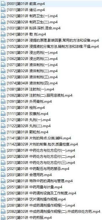 2019初级中药士考试之专业实践能力培训讲座视频课程全集(含练习题和讲义资料),课程,学习,专业,第2张