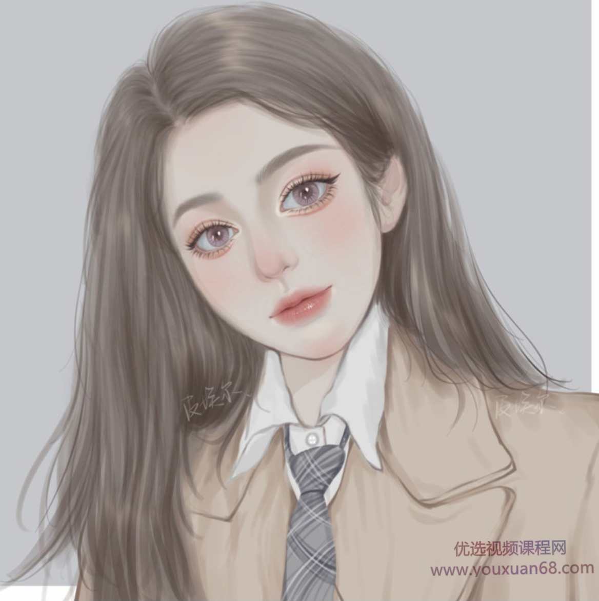 皮埃尔ipad团练课美型人物头像完结