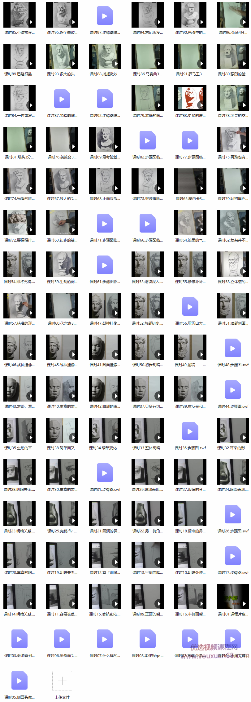 石膏像素描写生逐个画,课程,学习,理解,艺术,第2张