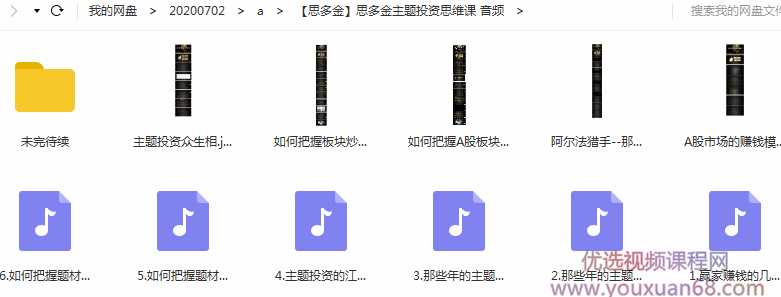 思多金主题投资思维课 音频,第1张