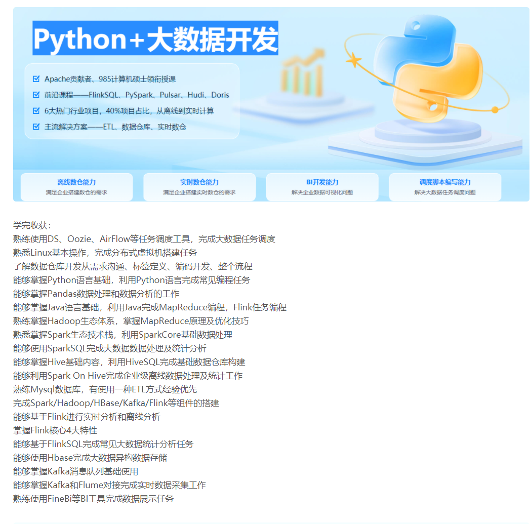 某马-Python+大数据年度钻石会员-价值24980-14阶段完结无密,课程,教育,编程语言,第2张