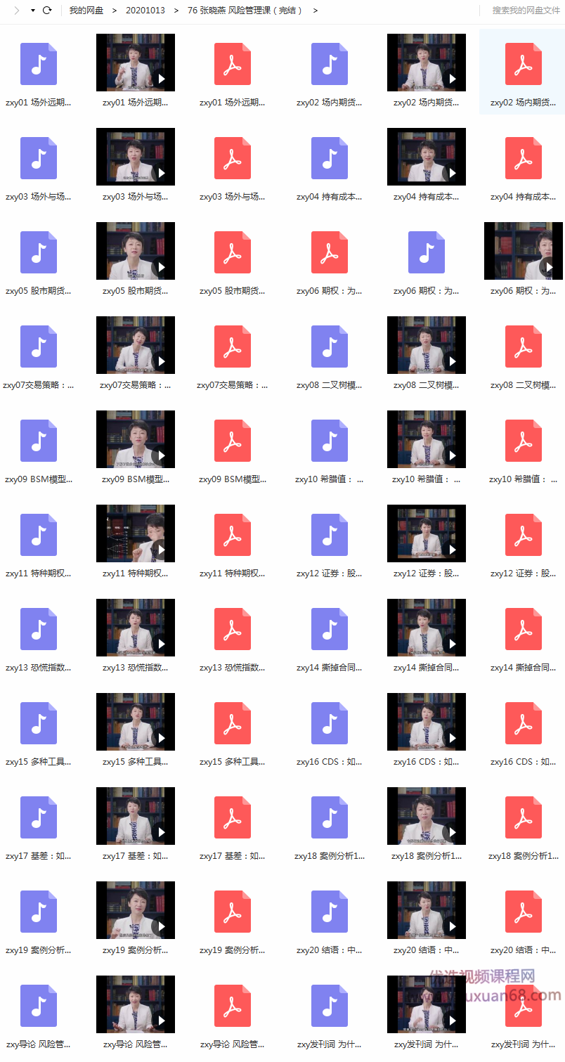 张晓燕 风险管理课（完结）,课程,学习,管理,金融,SM,第2张