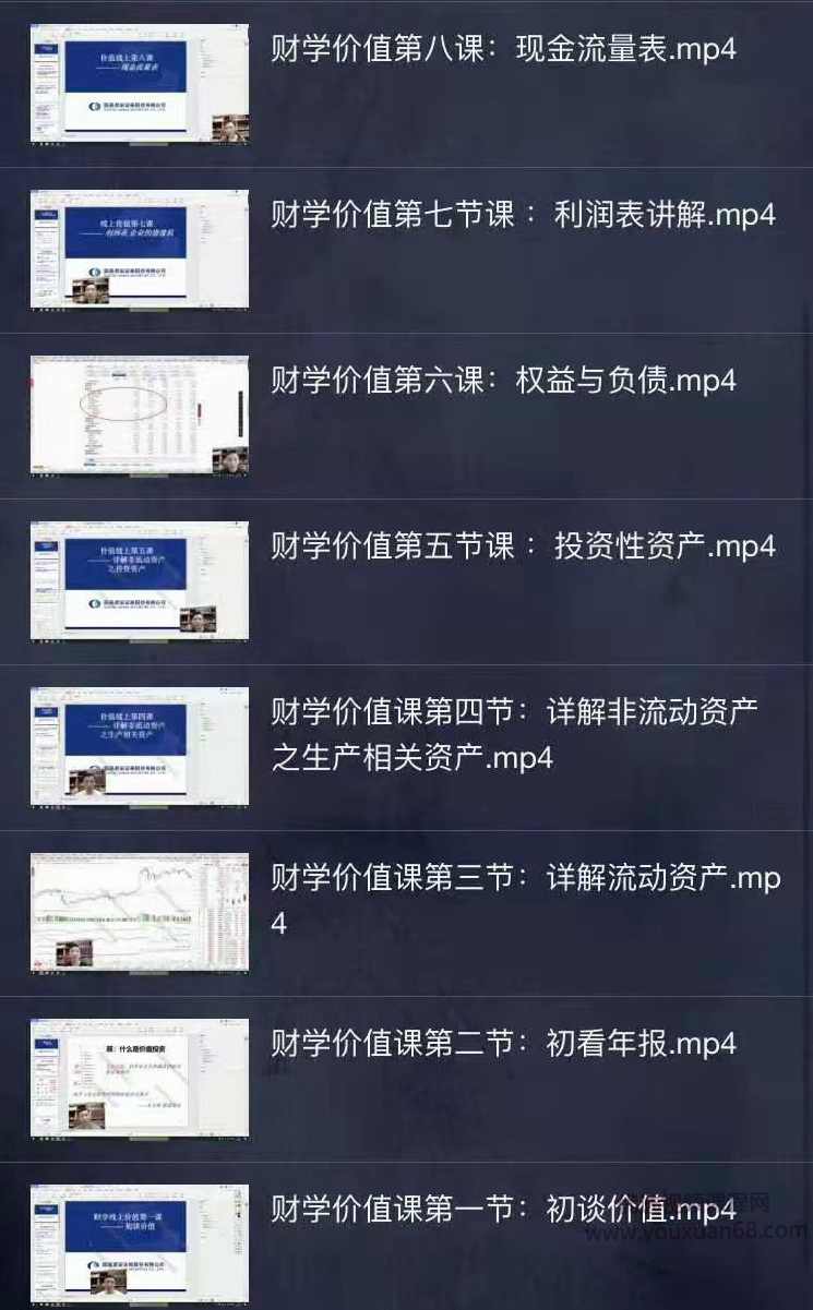 边风炜价值投资实战班财学价值线上课8节,课程,金融,第2张
