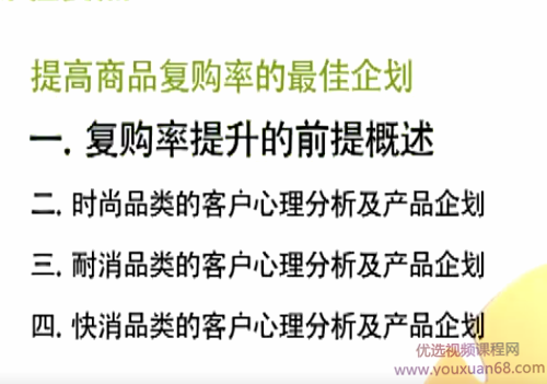 【产品企划】杨连合:提高商品复购率的最佳企划,课程,管理,教育,电子商务,第1张