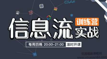 信息流广告营销入门以及实战视频教程,课程,管理,发展,目标,定位,第1张