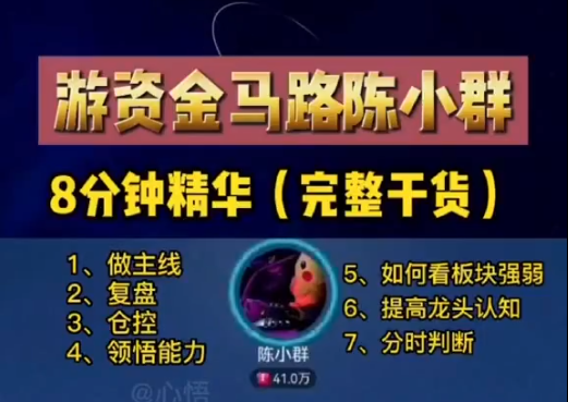 游资金马路陈小群淘股吧心跳r视频+笔记+交割单,课程,直播,成长,第1张