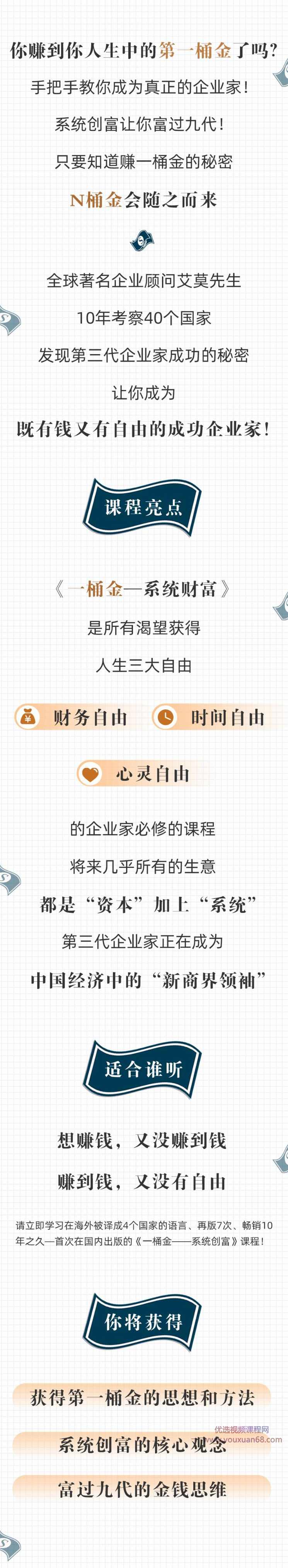 系统创富：通向财富自由的快车道视频28课【完结】,课程,理解,模板,金融,第2张
