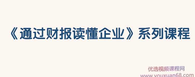 微淼-财务报表分析技能课视频 101文件